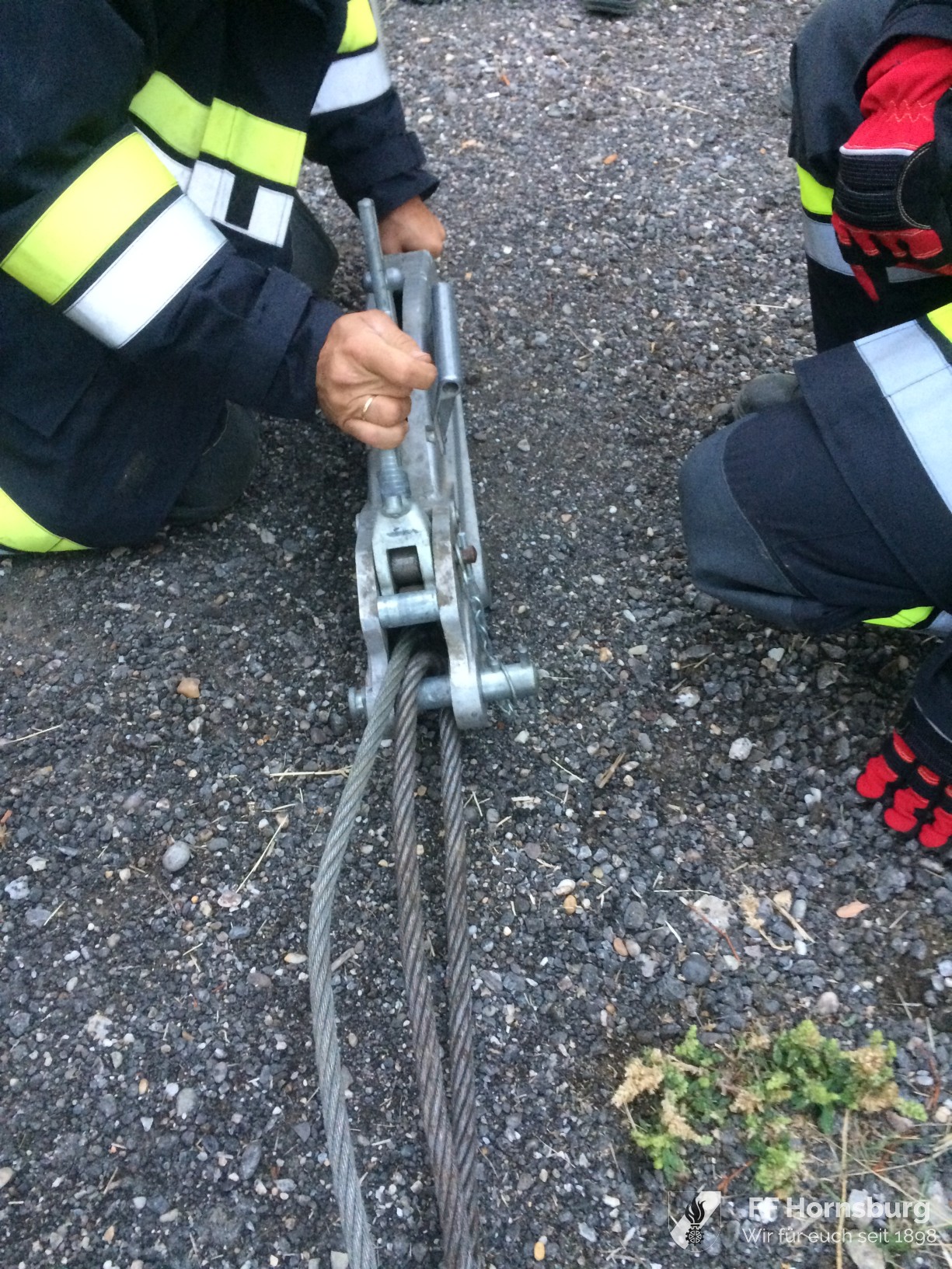 Übung eines Technischen Einsatzes - FF Hornsburg